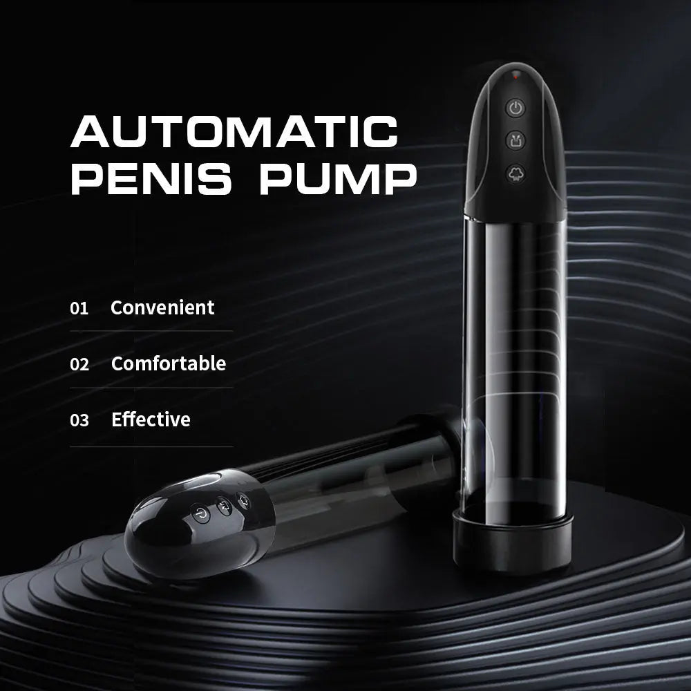 Affordable quality LuvPump Automatic Penis Pump -  USB Rechargeable Automatic Penis Pump  from LuvPump by Discreet Intimate Essentials with Discreet Delivery 