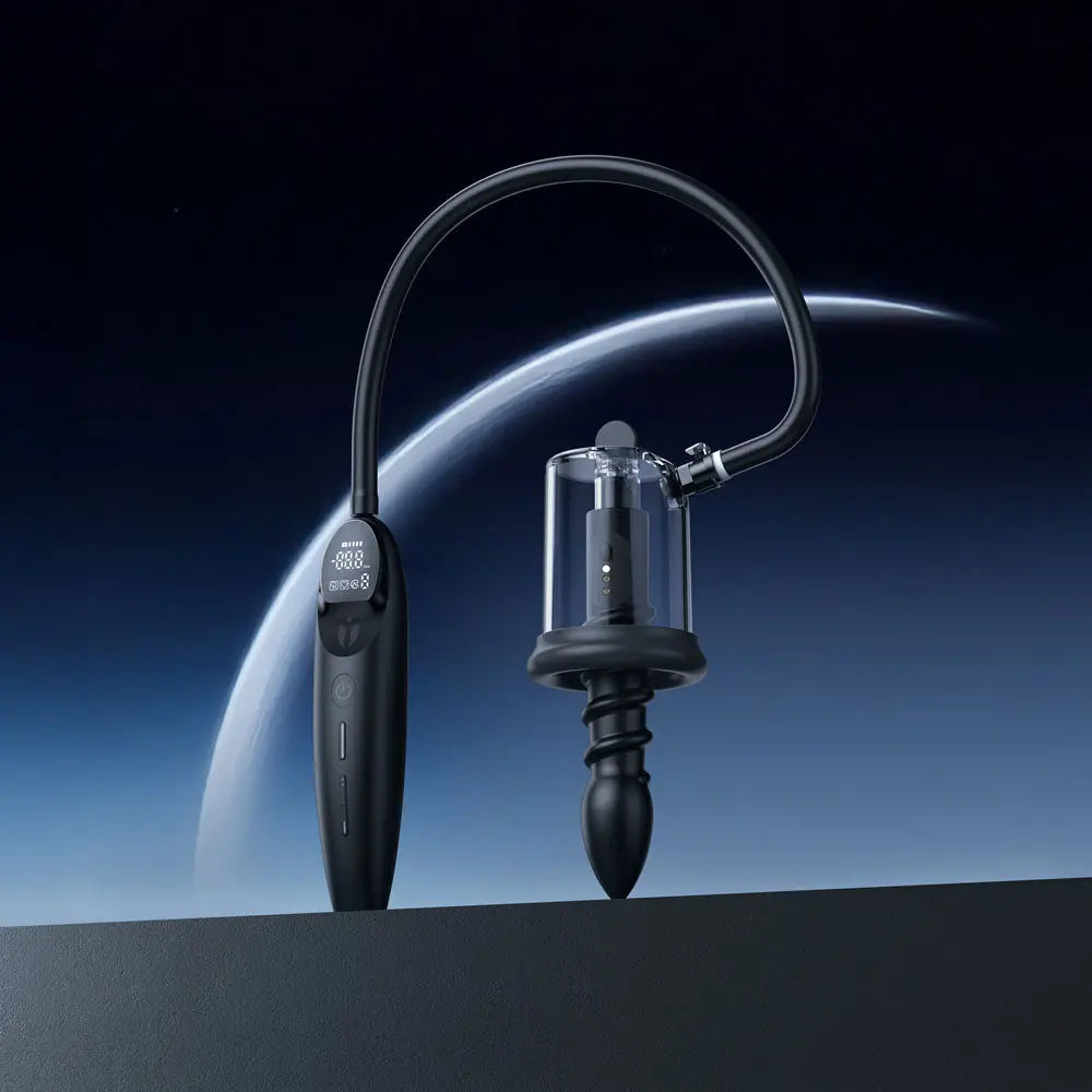 Affordable quality LuvPump RosCup Pro Smart Rosebud Pump -  USB Rechargeable Anal Pump with Vibrating Probe  from LuvPump by Discreet Intimate Essentials with Discreet Delivery 