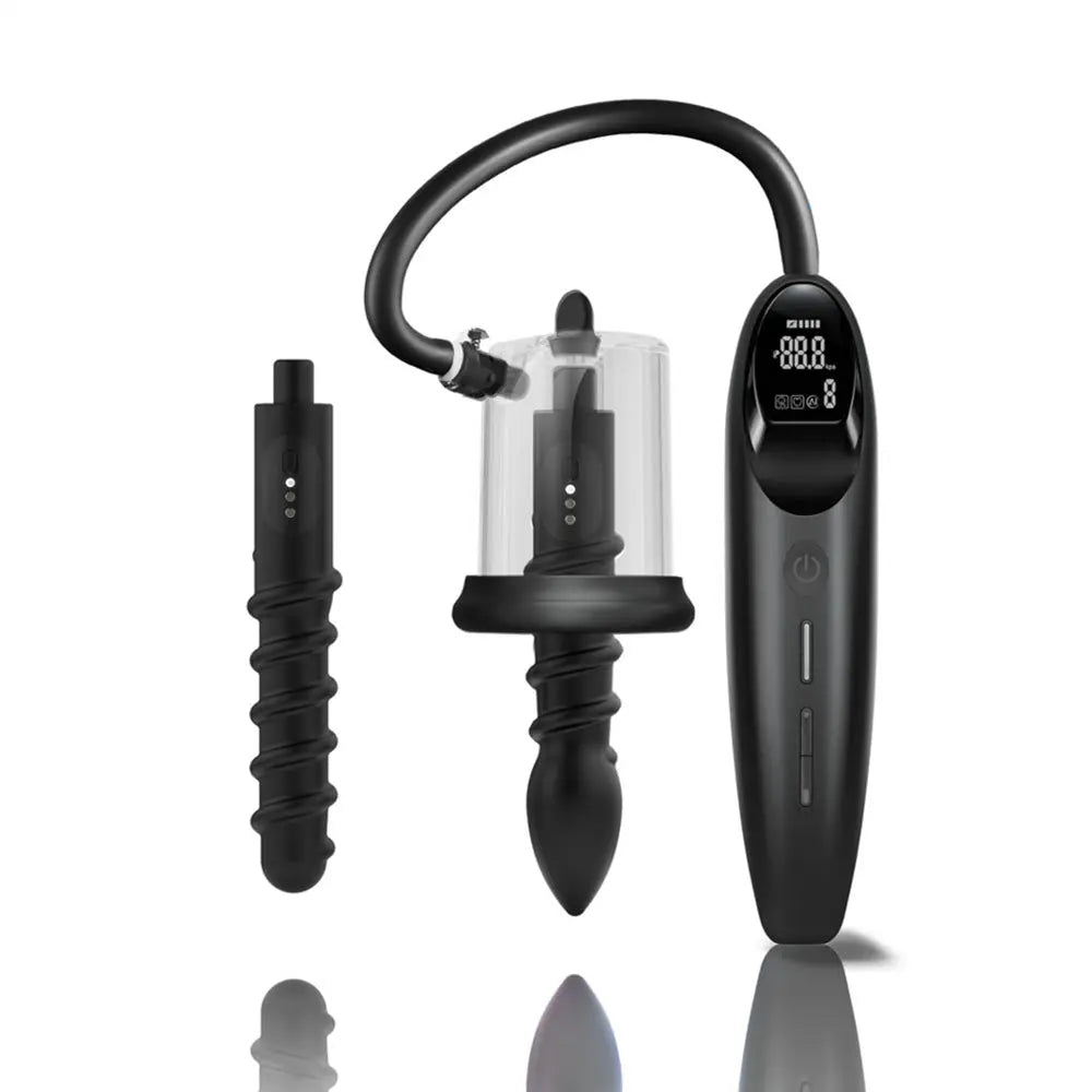 Affordable quality LuvPump RosCup Pro Smart Rosebud Pump -  USB Rechargeable Anal Pump with Vibrating Probe  from LuvPump by Discreet Intimate Essentials with Discreet Delivery 