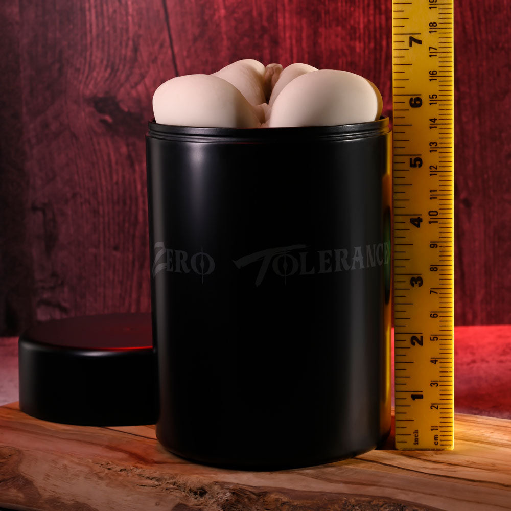 Zero Tolerance RILEY REID MOVIE WITH VAGINA & ANAL STROKER -  Vagina Stroker with Free Movie Download in black container.