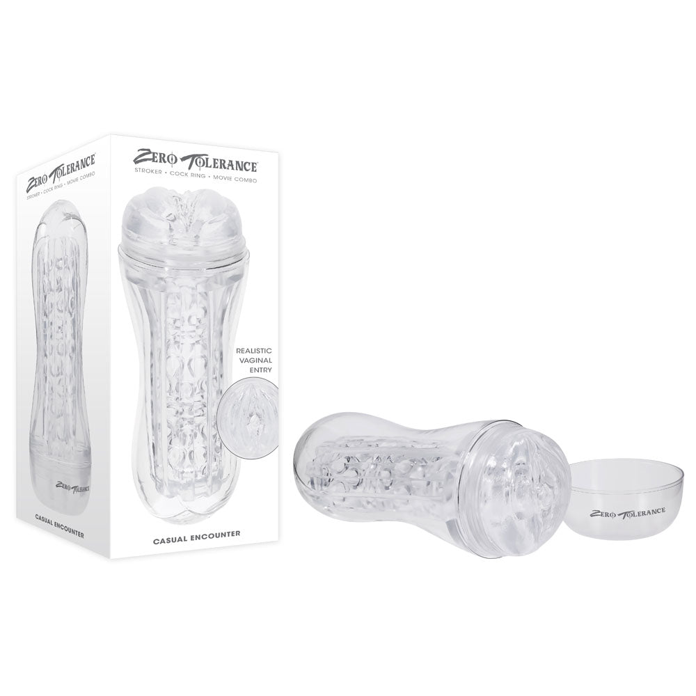 Zero Tolerance CASUAL ENCOUNTER - Vagina Stroker with realistic inner channel for ultimate pleasure.