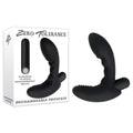 Zero Tolerance Rechargeable Prostate -  Prostate Massager with USB Rechargeable Bullet in black packaging and design.
