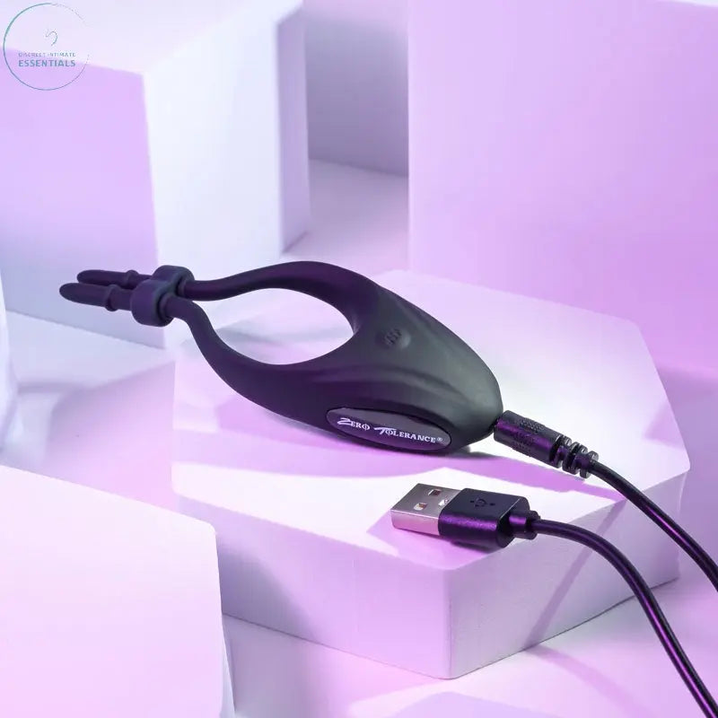 Affordable quality Zero Tolerance PERFECT FIT -  USB Rechargeable Vibrating Lasso Cock Ring  from Zero Tolerance by Discreet Intimate Essentials with Discreet Delivery 
