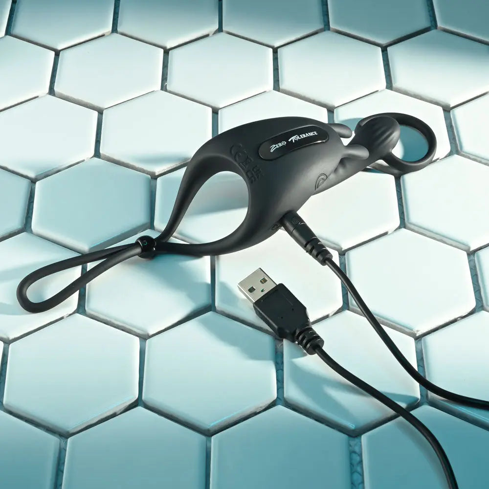 Affordable quality Zero Tolerance SADDLE UP -  USB Rechargeable Vibrating Cock & Ball Rings  from Zero Tolerance by Discreet Intimate Essentials with Discreet Delivery 