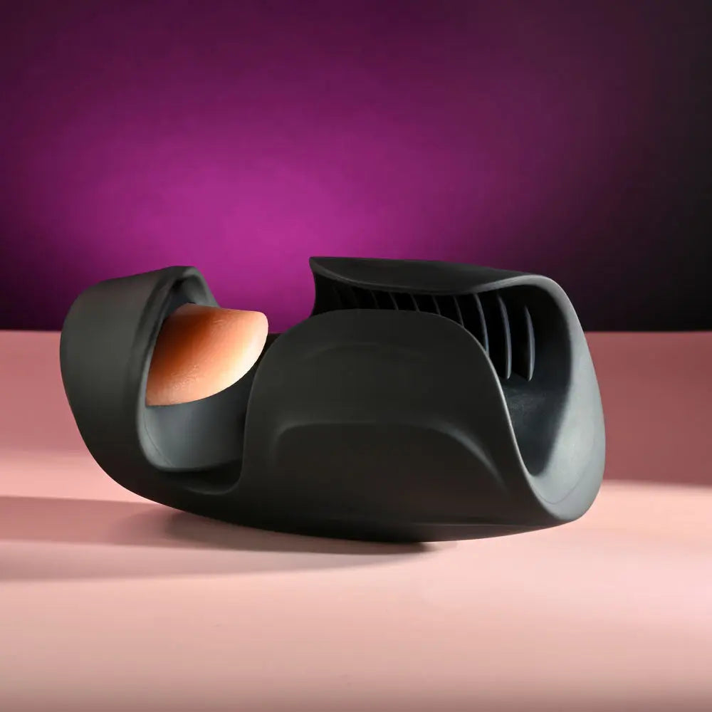Zero Tolerance LICK THE TIP -  USB Rechargeable Vibrating & Flicking Masturbator Zero Tolerance Discreet Intimate Essentials.