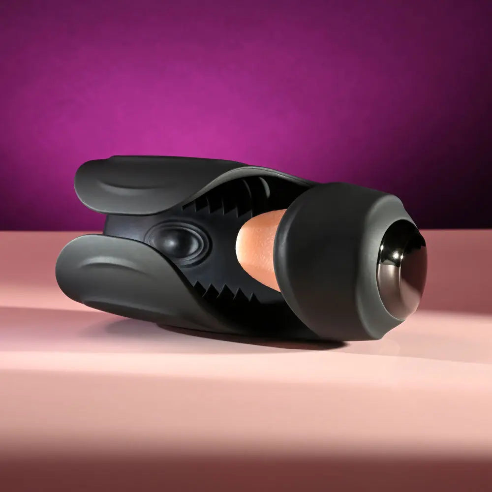 Zero Tolerance LICK THE TIP -  USB Rechargeable Vibrating & Flicking Masturbator Zero Tolerance Discreet Intimate Essentials.