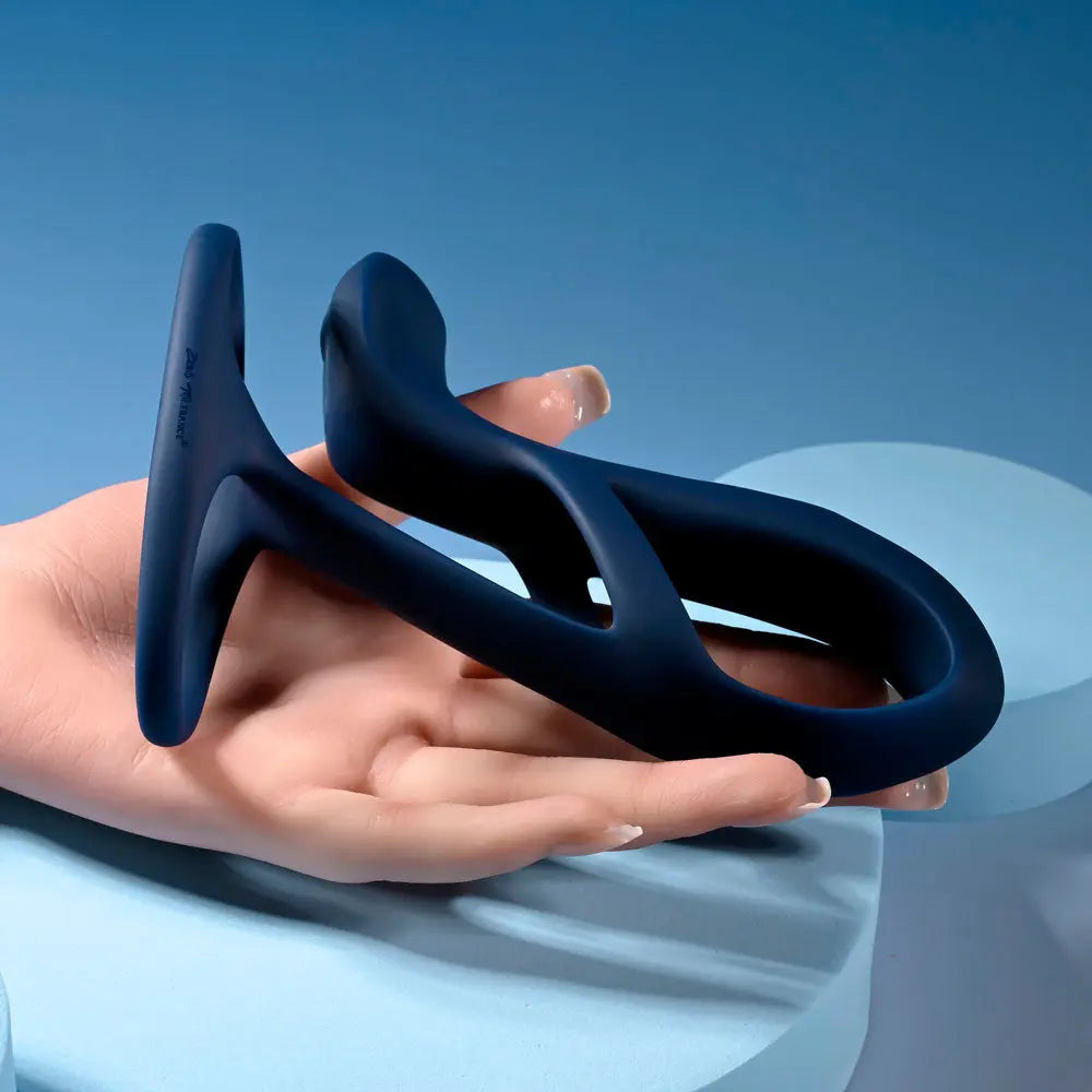 Affordable quality Zero Tolerance BIG TIME - Navy  USB Rechargeable Vibrating Penis Sleeve with Wireless Remote  from Zero Tolerance by Discreet Intimate Essentials with Discreet Delivery 