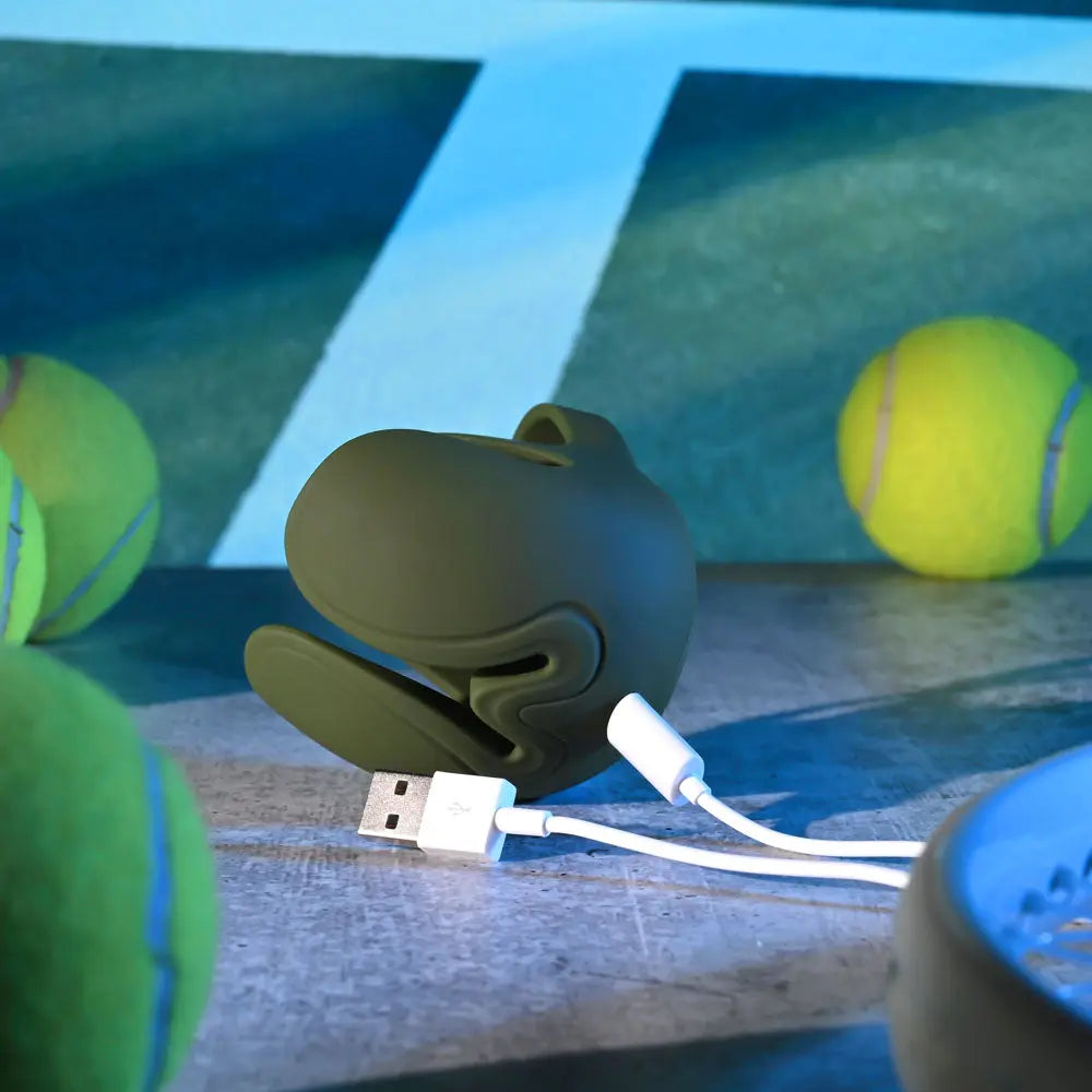 Affordable quality Zero Tolerance NUTTY BUDDY - Olive  USB Rechargeable Vibrating Cock & Balls Ring  from Zero Tolerance by Discreet Intimate Essentials with Discreet Delivery 