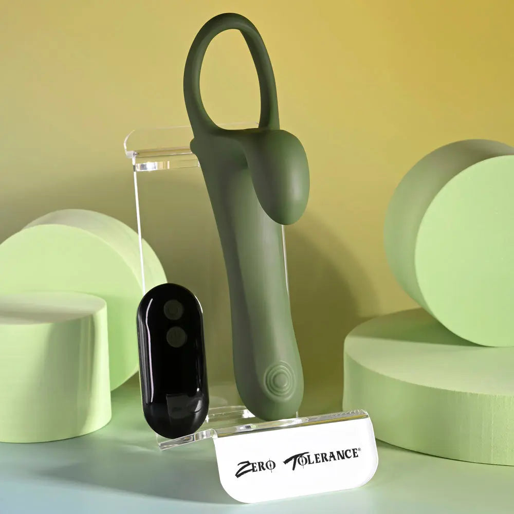 Affordable quality Zero Tolerance STRAP, TAP & GO -  USB Rechargeable Vibrating & Tapping Penis Sleeve with Wireless Remote  from Zero Tolerance by Discreet Intimate Essentials with Discreet Delivery 