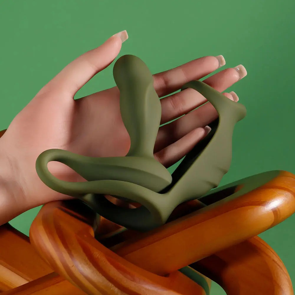 Zero Tolerance PROSTATE POWER PACK -  USB Rechargeable Vibrating Prostate Massager with Cock Ring Harness Zero Tolerance Discreet Intimate Essentials.