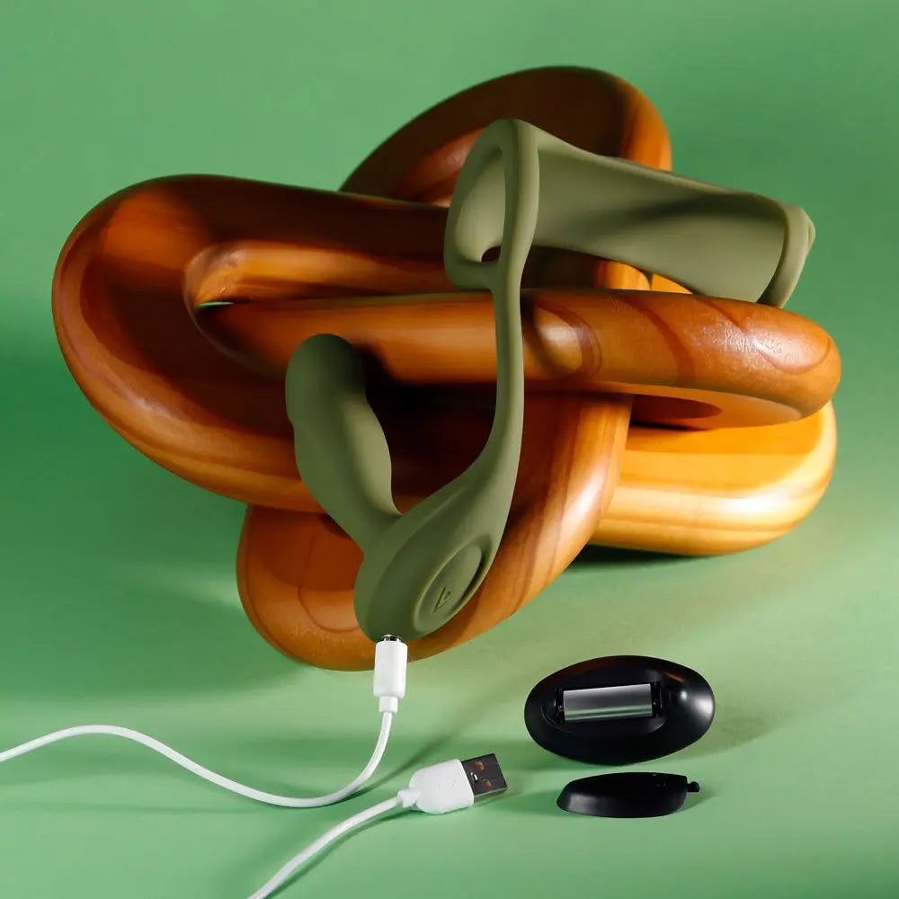 Zero Tolerance PROSTATE POWER PACK -  USB Rechargeable Vibrating Prostate Massager with Cock Ring Harness Zero Tolerance Discreet Intimate Essentials.