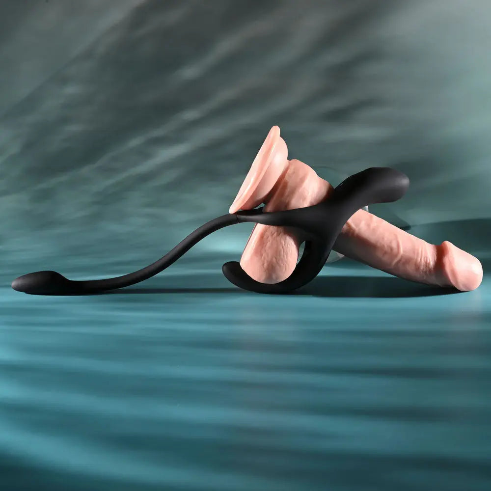 Zero Tolerance ALL THE BASES -  USB Rechargeable Vibrating Cock Ring with Wireless Remote Zero Tolerance Discreet Intimate Essentials.