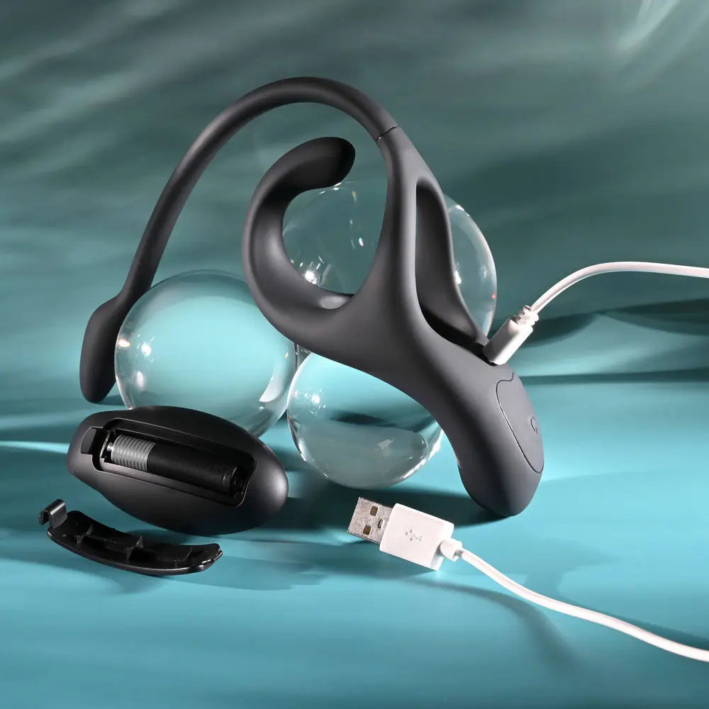 Zero Tolerance ALL THE BASES -  USB Rechargeable Vibrating Cock Ring with Wireless Remote Zero Tolerance Discreet Intimate Essentials.