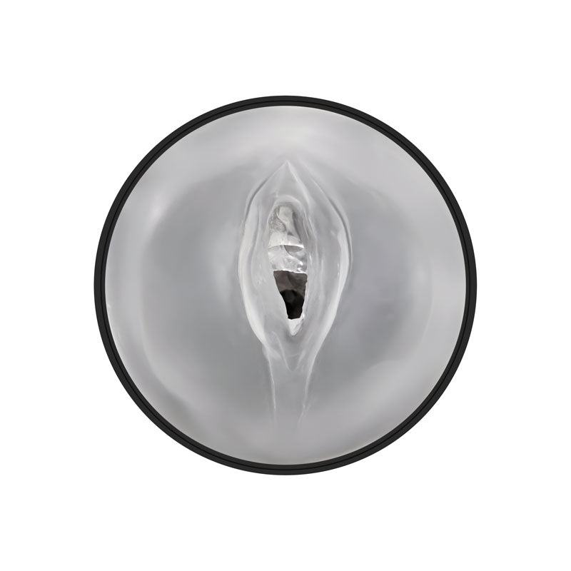Zero Tolerance Sasha Grey's Girlfriend Experience - USB Rechargeable Powered Stroker with Lifelike Sounds close-up view.