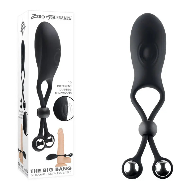 Affordable quality Zero Tolerance THE BIG BANG -  USB Rechargeable Vibrating Lasso Cock Ring  from Zero Tolerance by Discreet Intimate Essentials with Discreet Delivery 