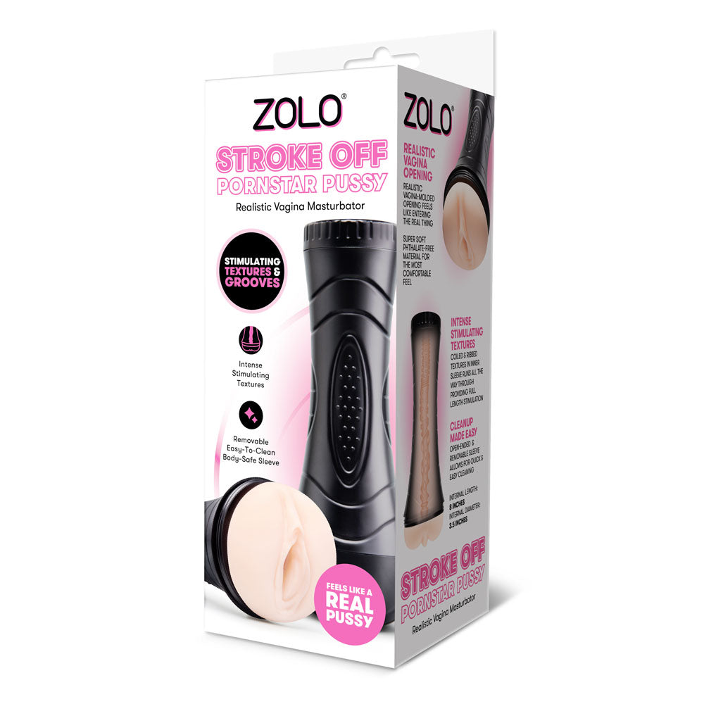 Zolo STROKE OFF Pornstar Pussy -  Vagina Stroker