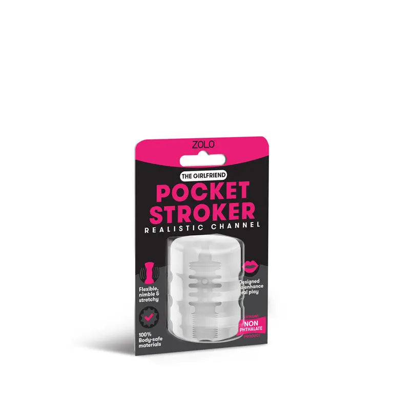 Affordable quality Zolo Girlfriend Pocket Stroker -  Mini Stroker  from Zolo by Discreet Intimate Essentials with Discreet Delivery 