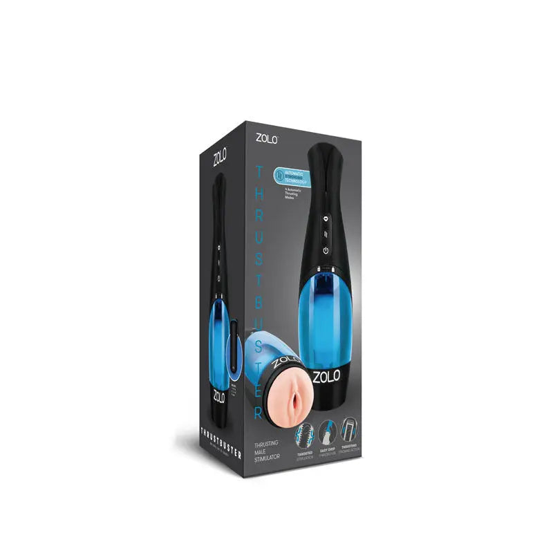 Zolo Thrustbuster - USB Rechargeable Auto Stroker Zolo Discreet Intimate Essentials.