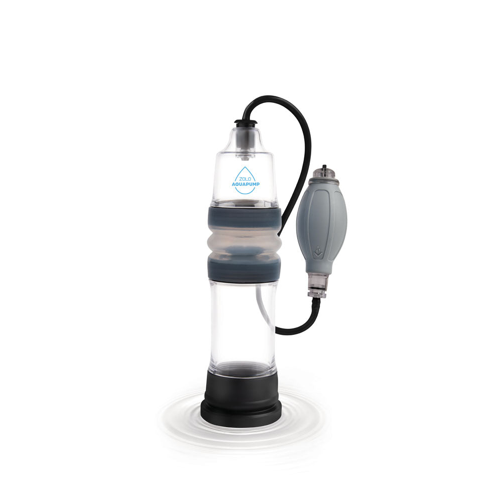 Zolo Aquapump Compact -  Water Penis Pump featuring a manual pump design for intimate essentials.