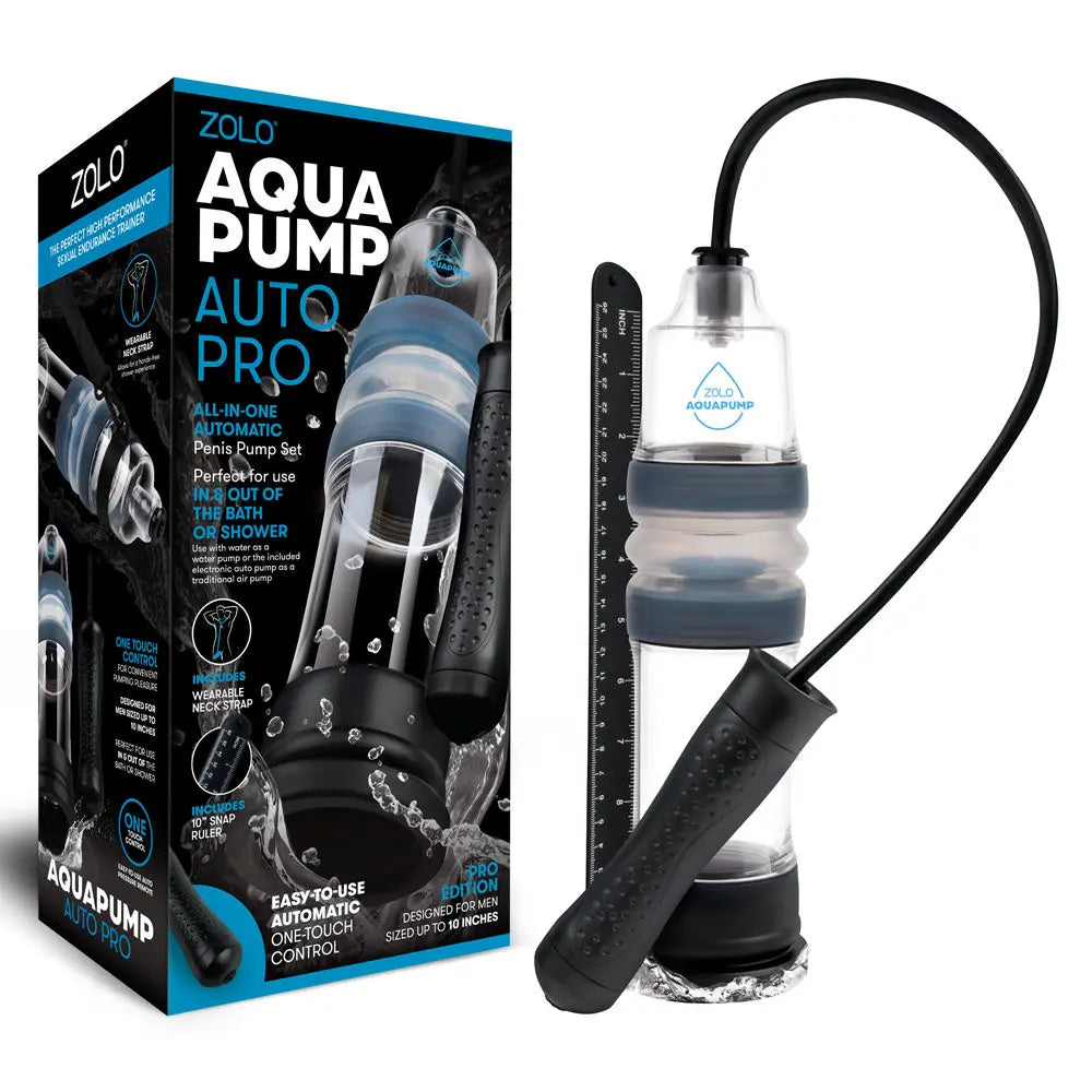 Affordable quality Zolo Aquapump Auto Pro -  Auto Water Penis Pump  from Zolo by Discreet Intimate Essentials with Discreet Delivery 
