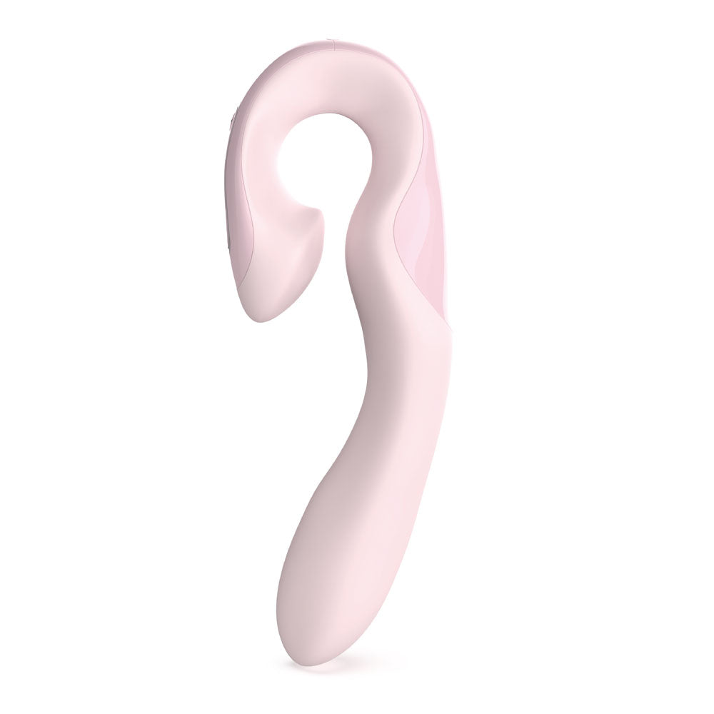 Zini Roae -  -  19.5 cm USB Rechargeable Vibrator showcasing its sleek design and multiple stimulation features.