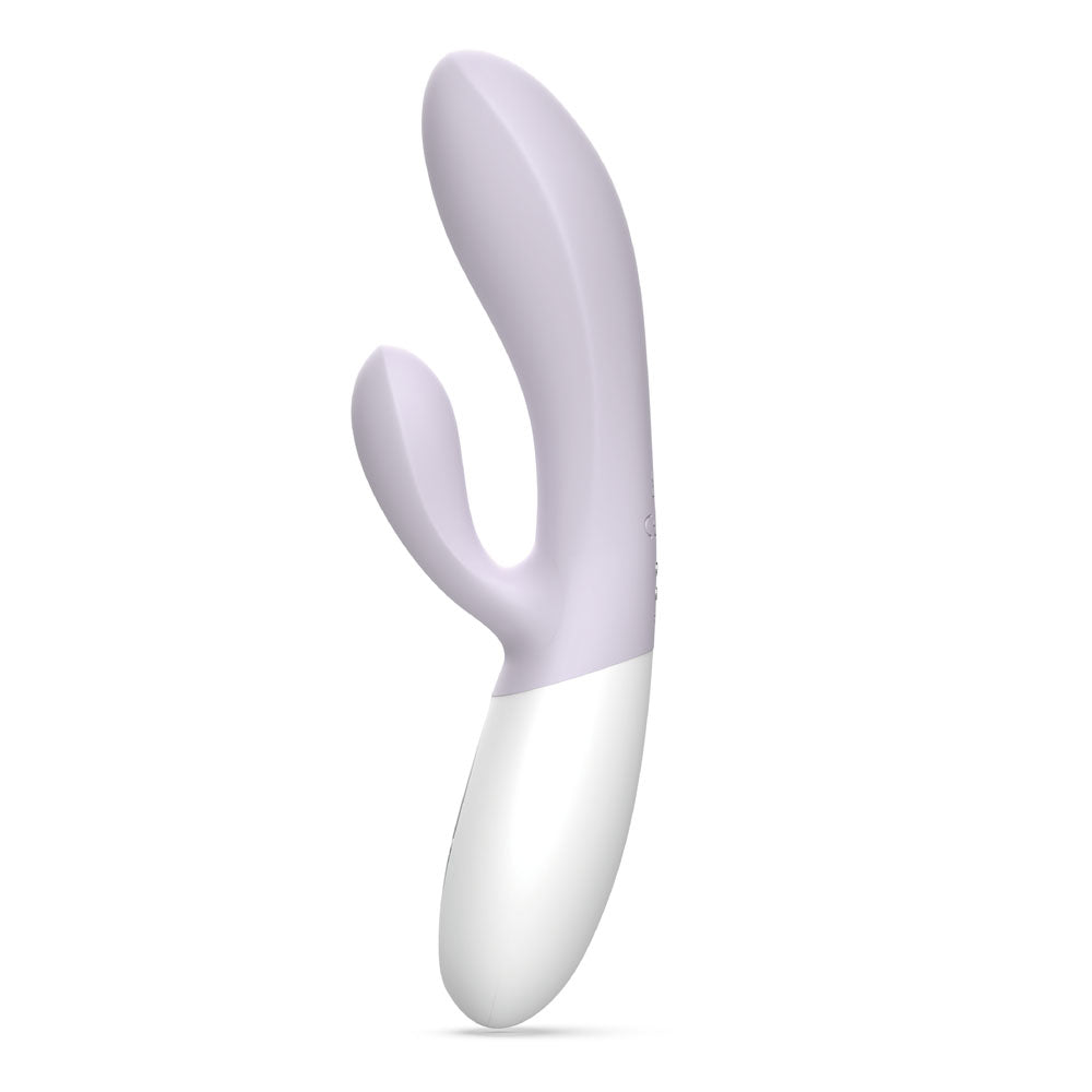 Zini Dew -  Hydrangea 20 cm USB Rechargeable Rabbit Vibrator in soft lavender color for enhanced pleasure.