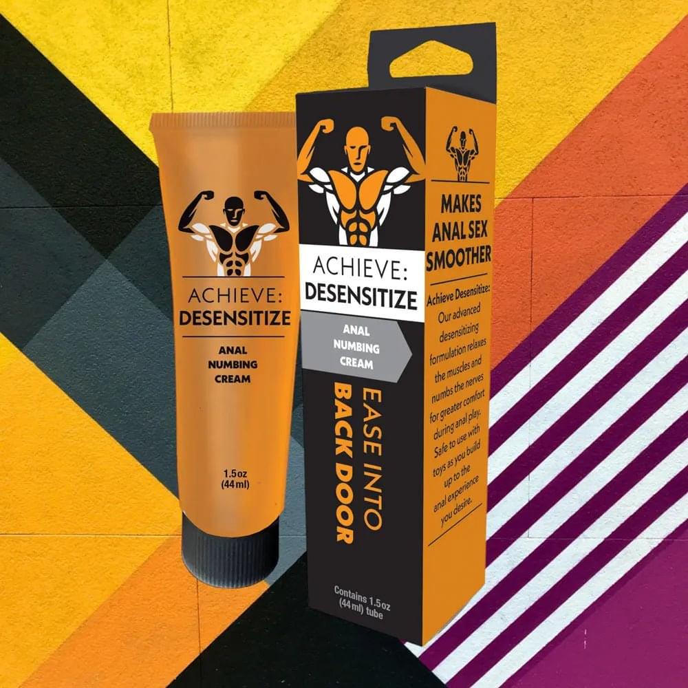 Achieve: Desensitize - Anal Numbing Cream - 44 ml Tube Little Genie Discreet Intimate Essentials.