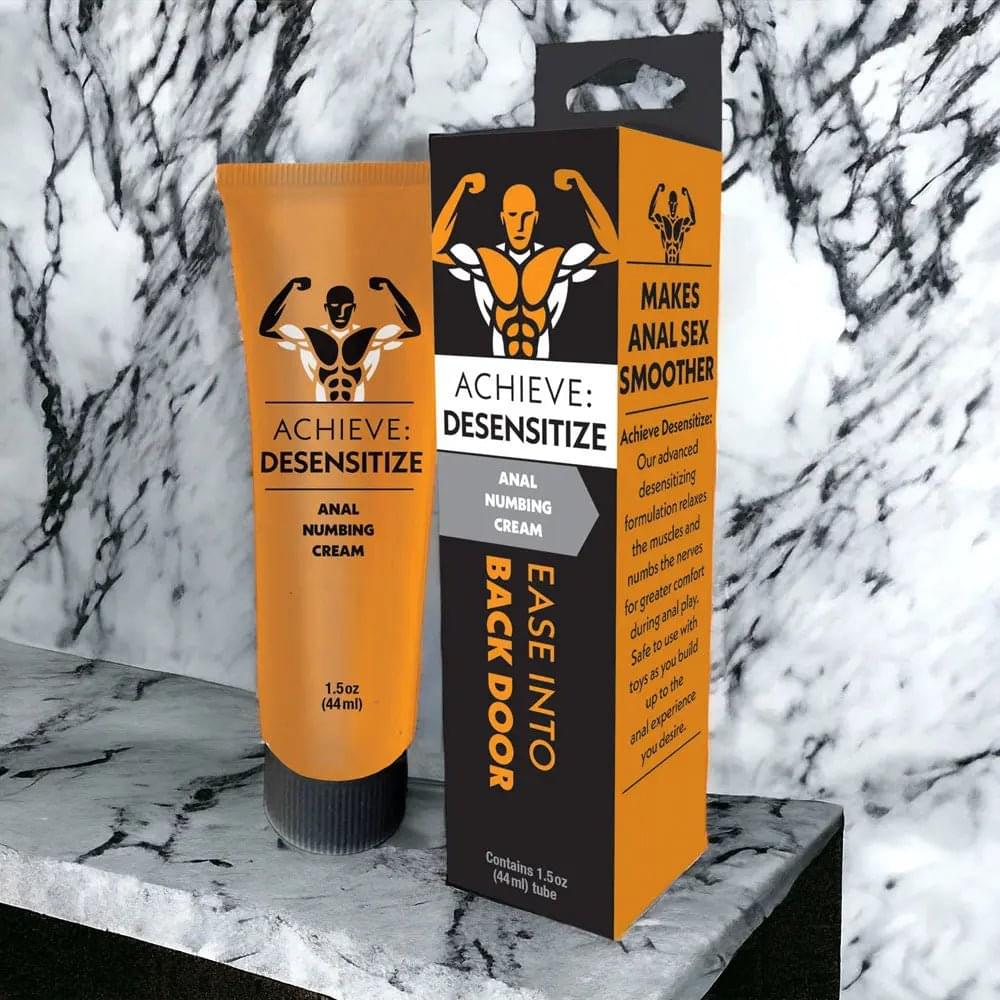 Achieve: Desensitize - Anal Numbing Cream - 44 ml Tube Little Genie Discreet Intimate Essentials.