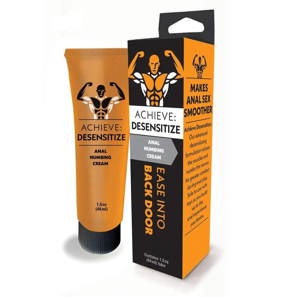 Achieve: Desensitize - Anal Numbing Cream - 44 ml Tube Little Genie Discreet Intimate Essentials.