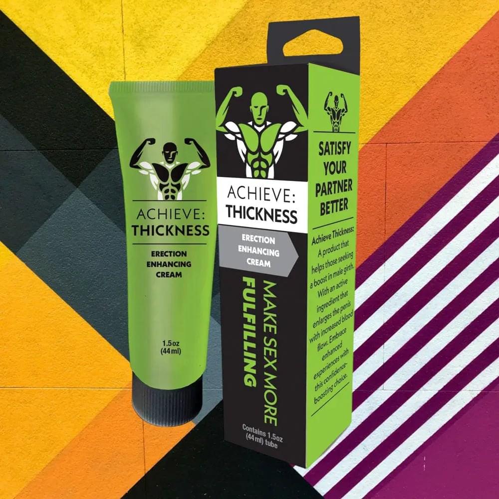 Achieve: Thickness - Erection Enhancing Cream for Men - 44 ml Little Genie Discreet Intimate Essentials.