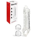 Adam & Eve ADAMS CRYSTAL EXTENDER -  22.9 cm Penis Extender Sleeve with Adjustable Inner Adam & Eve Discreet Intimate Essentials.