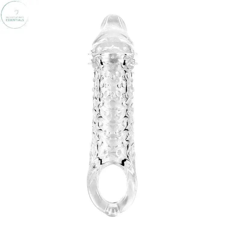 Adam & Eve ADAMS CRYSTAL EXTENDER -  22.9 cm Penis Extender Sleeve with Adjustable Inner Adam & Eve Discreet Intimate Essentials.