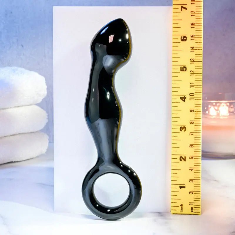 Shop affordable quality Adam & Eve ADAMS GLASS PROSTATE MASSAGER - Glass 16.6 cm Prostate Massager - Discreet Intimate Essentials - GLASS TOYS - Adam & Eve