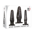 Adam & Eve ANAL ROCKETS TRAINER SET -  Butt Plugs - Set of 3 Sizes Adam & Eve Discreet Intimate Essentials.