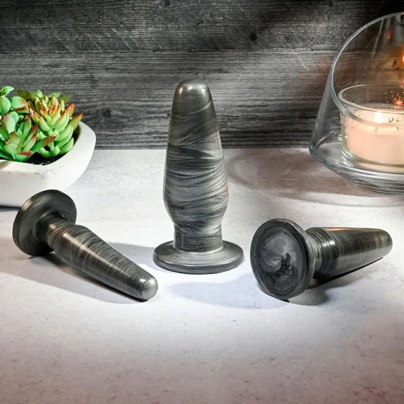 Adam & Eve ANAL ROCKETS TRAINER SET -  Butt Plugs - Set of 3 Sizes Adam & Eve Discreet Intimate Essentials.