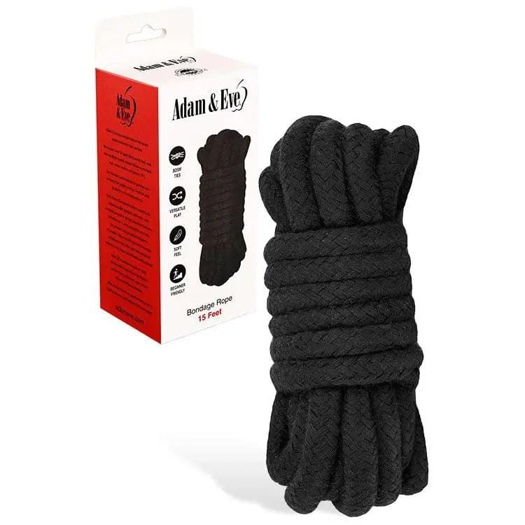 Adam & Eve BONDAGE ROPE - 4.5 metre (15 feet) -  Bondage Rope - 4.5 metre Length Adam & Eve Discreet Intimate Essentials.