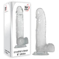 Shop affordable quality Adam & Eve Crystal 8'' Dildo - 20.3 cm (8'') Dong - Discreet Intimate Essentials - DONGS - Adam & Eve
