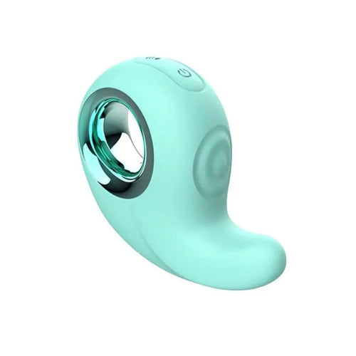 Adam & Eve CURVY CUTIE PLEASURE COMBO - Teal USB Rechargeable Tapping Stimulator Adam & Eve Discreet Intimate Essentials.