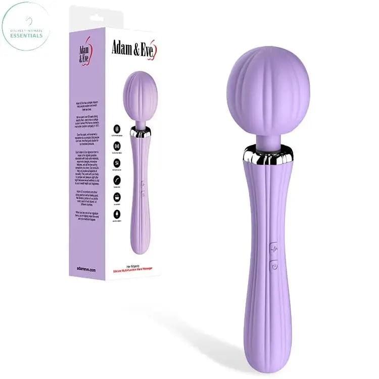 Adam & Eve HER MAJESTY -  29 cm USB Rechargeable Vibrating Massager Wand Adam & Eve Discreet Intimate Essentials.