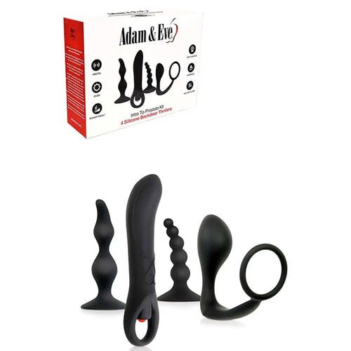 Adam & Eve INTRO TO PROSTATE KIT - 4 Piece Kit Adam & Eve Discreet Intimate Essentials.