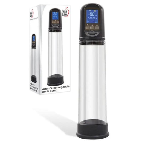 Adam & Eve Rechargeable Penis Pump - USB Rechargeable Powered Penis Pump Adam & Eve Discreet Intimate Essentials.
