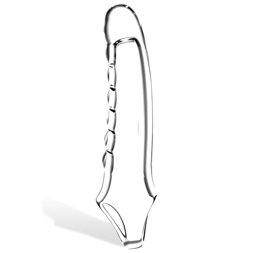 Adam & Eve Ridged Rider -  22.9 cm Penis Extension Sleeve Adam & Eve Discreet Intimate Essentials.