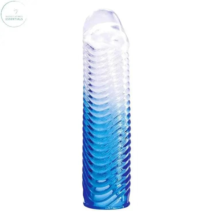 Adam & Eve SAPPHIRE Sleeve Set -  Clear Penis Sleeve Set - Set of 4 Adam & Eve Discreet Intimate Essentials.