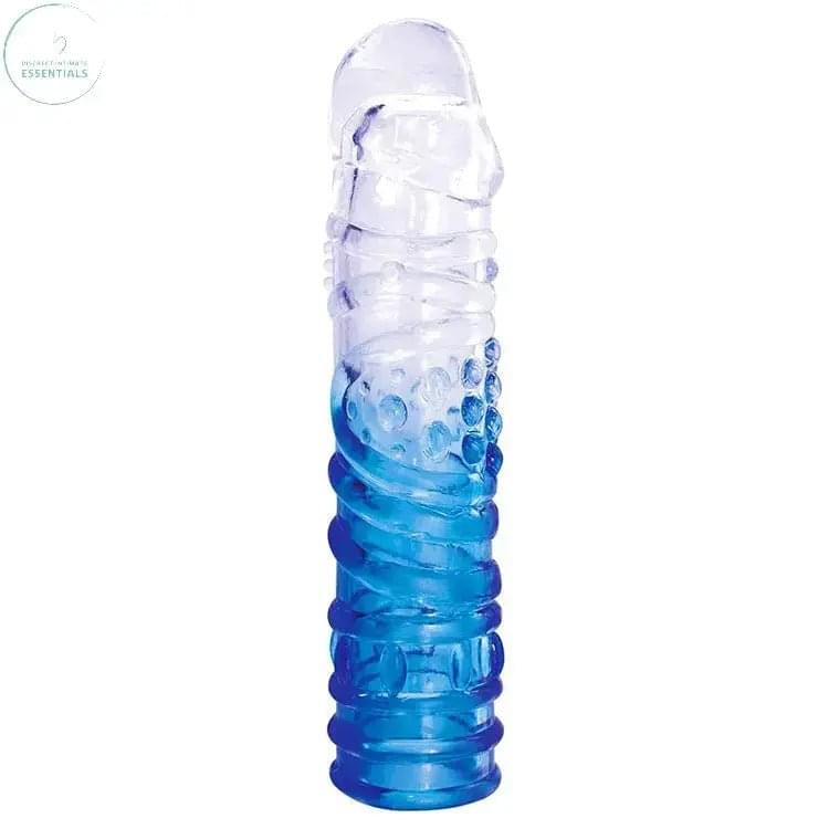 Adam & Eve SAPPHIRE Sleeve Set -  Clear Penis Sleeve Set - Set of 4 Adam & Eve Discreet Intimate Essentials.