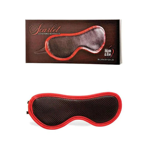 Adam & Eve Scarlet Couture Blindfold - /Red Blindfold Adam & Eve Discreet Intimate Essentials.