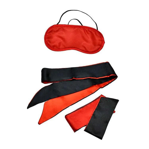 Adam & Eve SENSUAL SCARLET NIGHTS - Black/ Couples Bondage Kit - Set of 10 Pieces Adam & Eve Discreet Intimate Essentials.
