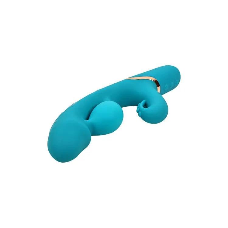 Adam & Eve SIRENS EMBRACE - Teal 24 cm USB Rechargeable Inflatable Rabbit Vibrator Adam & Eve Discreet Intimate Essentials.