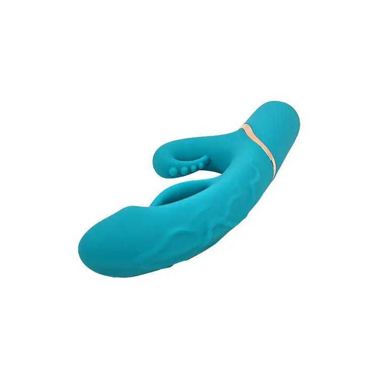 Shop affordable quality Adam & Eve SIRENS EMBRACE - Teal 24 cm USB Rechargeable Inflatable Rabbit Vibrator - Discreet Intimate Essentials - VIBRATORS - Adam & Eve