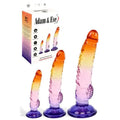 Adam & Eve SUNSET DREAMS TRIO - Multicoloured - Multicoloured Dildos - Set of 3 Sizes Adam & Eve Discreet Intimate Essentials.
