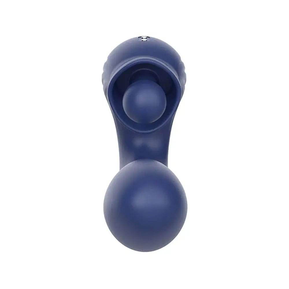 Adam & Eve THE BIG BALLER - Navy  18.8 cm USB Rechargeable Thrusting Rabbit Vibrator Adam & Eve Discreet Intimate Essentials.